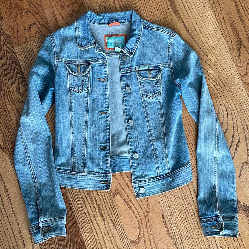 Hollister vintage Jean Jacket cropped size medium